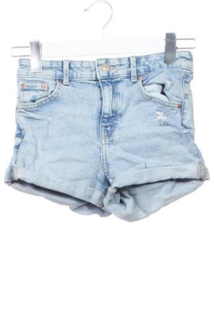 Damskie szorty Bershka, Rozmiar XS, Kolor Niebieski, Cena 42,34 zł, #137702465