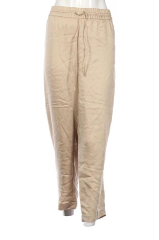 Pantaloni de femei H&M, Mărime 3XL, Culoare Bej, Preț 104,98 Lei, #137708700