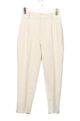 Pantaloni de femei Zara, Mărime XS, Culoare Ecru, Preț 94,48 Lei, #137719502