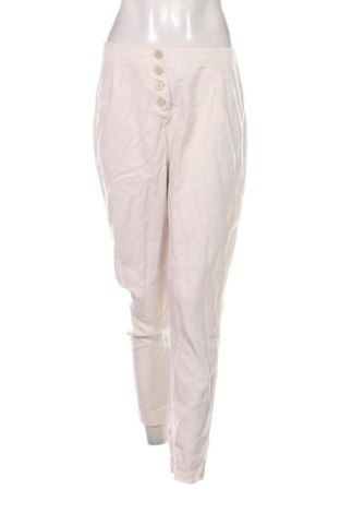 Pantaloni de femei LC Waikiki, Mărime M, Culoare Ecru, Preț 41,99 Lei, #137723539