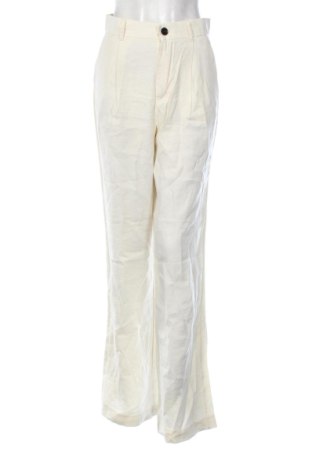 Pantaloni de femei Zara, Mărime M, Culoare Ecru, Preț 196,00 Lei, #137732581