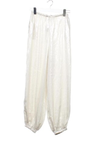 Pantaloni de femei Zara, Mărime XS, Culoare Ecru, Preț 196,00 Lei, #137734923