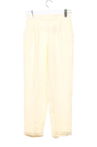 Pantaloni de femei Sinsay, Mărime XS, Culoare Galben, Preț 42,00 Lei, #137748275