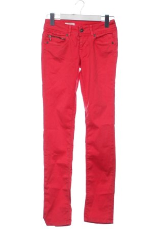 Дамски панталон Pepe Jeans, Размер XS, Цвят Червен, Цена 20,00 €, #137757240