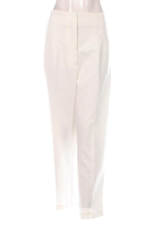 Pantaloni de femei Zara, Mărime XL, Culoare Ecru, Preț 194,22 Lei, #137740141