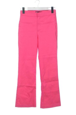 Pantaloni de femei Zara, Mărime XS, Culoare Roz, Preț 57,74 Lei, #137740420