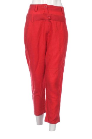 Pantaloni de femei Runika, Mărime M, Culoare Roșu, Preț 78,74 Lei, #137745932