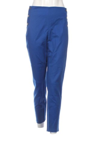 Pantaloni de femei Zara, Mărime XL, Culoare Albastru, Preț 86,00 Lei, #137752622