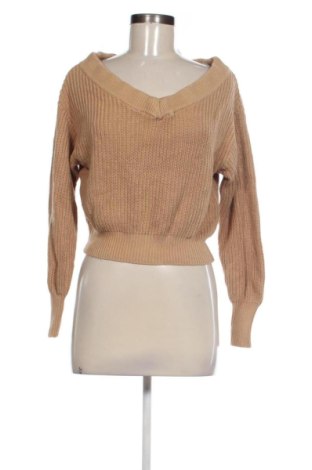 Дамски пуловер Gina Tricot, Размер XS, Цвят Бежов, Цена 6,00 €, #137711549