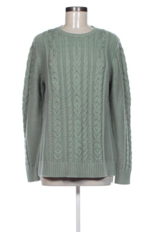 Дамски пуловер L.L. Bean, Размер L, Цвят Зелен, Цена 84,97 €, #137747859