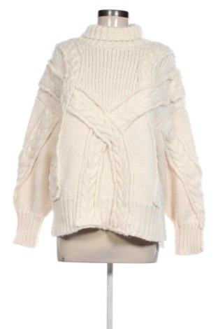 Дамски пуловер Zara, Размер L, Цвят Екрю, Цена 15,81 €, #137711734
