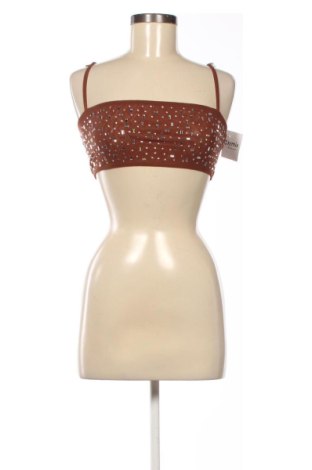 Top de femei SHEIN, Mărime S, Culoare Maro, Preț 47,24 Lei, #137702315