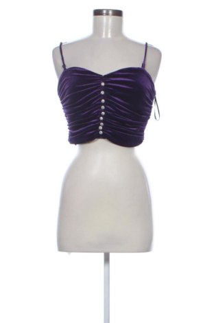 Top de femei Zara, Mărime XS, Culoare Mov, Preț 74,00 Lei, #137712239