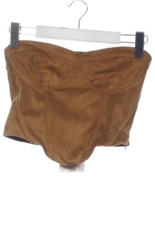 Top de femei Bershka, Mărime M, Culoare Maro, Preț 67,87 Lei, #137714860