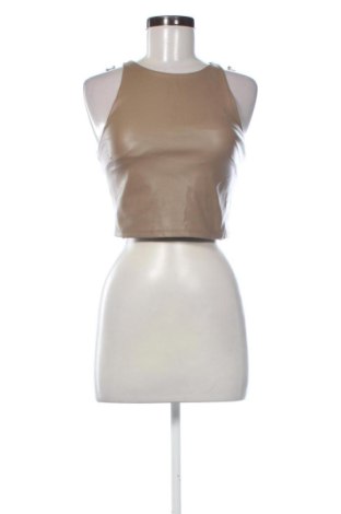 Top de femei Pull&Bear, Mărime S, Culoare Bej, Preț 37,00 Lei, #137720387