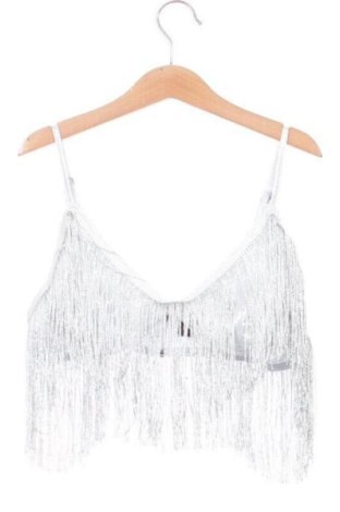 Top de femei Unbranded, Mărime XS, Culoare Argintiu, Preț 68,24 Lei, #137720986