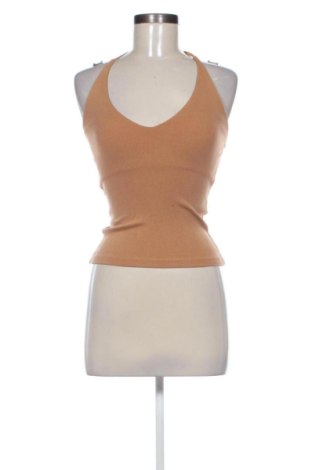 Top de femei Zara, Mărime XS, Culoare Bej, Preț 68,24 Lei, #137726528