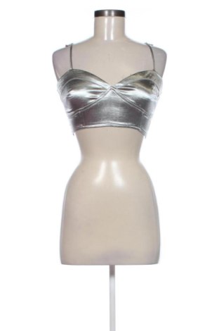 Dámský top Boohoo, Velikost XS, Barva Stříbrná, Cena  319,00 Kč, #137692821