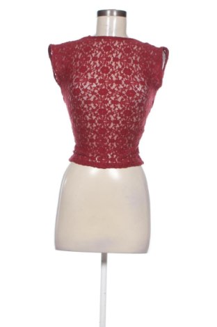 Dámsky top  Stradivarius, Veľkosť XS, Farba Červená, Cena  11,81 €, #137726484