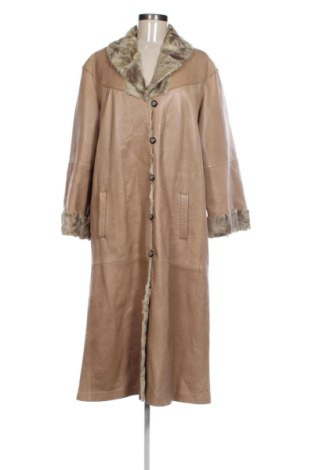 Dámska kožená bunda  Unbranded, Veľkosť XXL, Farba Béžová, Cena  208,37 €, #137741807