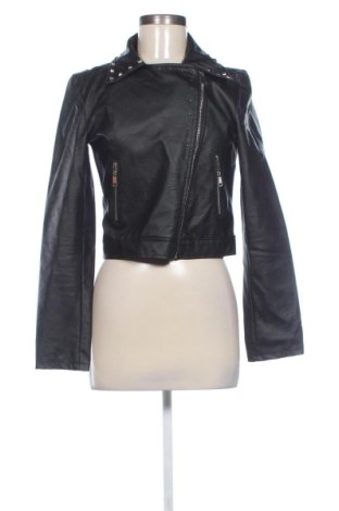 Γυναικείο δερμάτινο μπουφάν NEW COLLECTION, Μέγεθος M, Χρώμα Μαύρο, Τιμή 20,00 €, #137717998