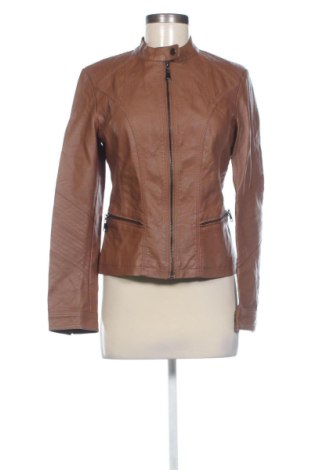 Geacă de piele pentru femei Unbranded, Mărime S, Culoare Maro, Preț 161,99 Lei, #137724785