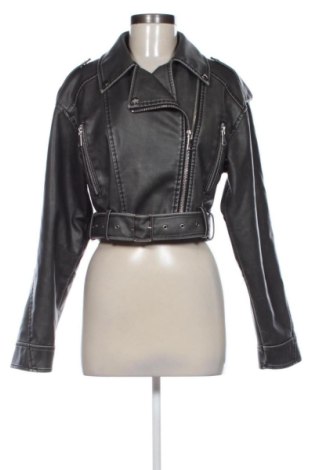 Geacă de piele pentru femei Unbranded, Mărime M, Culoare Negru, Preț 120,73 Lei, #137721465