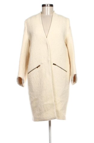 Damski płaszcz Zara, Rozmiar M, Kolor ecru, Cena 121,33 zł, #137713614