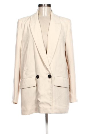 Sacou de femei Zara, Mărime L, Culoare Ecru, Preț 137,00 Lei, #137716916
