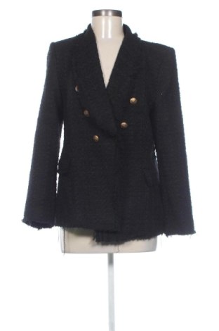 Sacou de femei Zara, Mărime L, Culoare Negru, Preț 133,99 Lei, #137725726