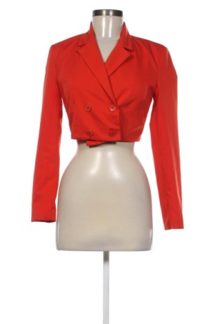 Sacou de femei Bershka, Mărime S, Culoare Roșu, Preț 94,48 Lei, #137748885