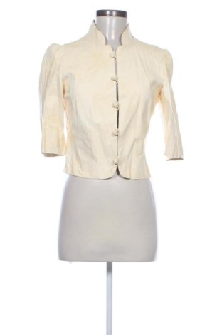 Dámska kožená bunda  Giorgio Armani, Veľkosť S, Farba Kremová, Cena  140,07 €, #137727621