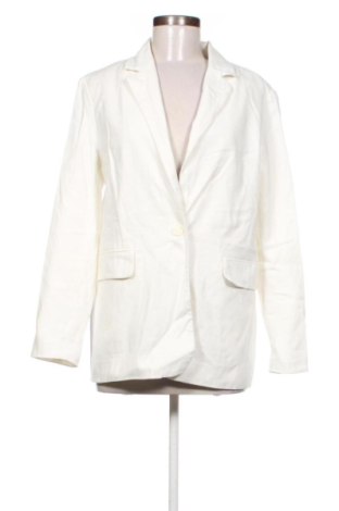 Sacou de femei Stradivarius, Mărime S, Culoare Alb, Preț 115,48 Lei, #137730582