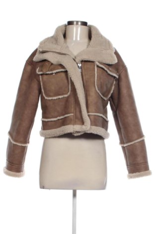 Γυναικείο μπουφάν Bershka, Μέγεθος XS, Χρώμα Καφέ, Τιμή 56,39 €, #137715767