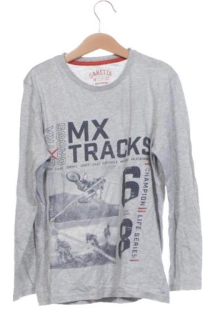 Kinder Shirt Sanetta, Größe 8-9y/ 134-140 cm, Farbe Grau, Preis 6,80 €, #137697163