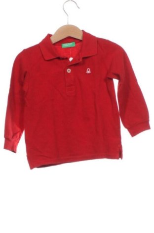 Παιδική μπλούζα United Colors Of Benetton, Μέγεθος 12-18m/ 80-86 εκ., Χρώμα Κόκκινο, Τιμή 8,00 €, #137724158