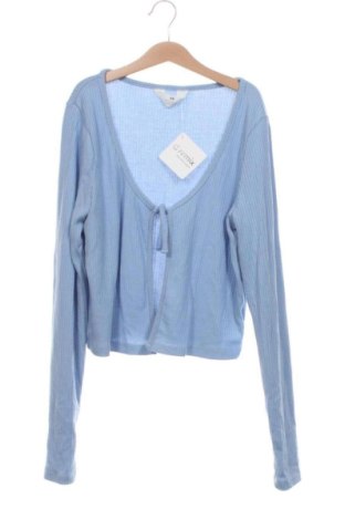 Kinder Strickjacke H&M, Größe 14-15y/ 168-170 cm, Farbe Blau, Preis € 6,00, #137765146