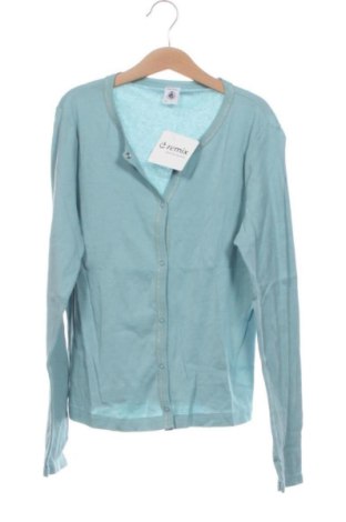 Kinder Strickjacke Petit Bateau, Größe 10-11y/ 146-152 cm, Farbe Blau, Preis € 12,46, #137764306