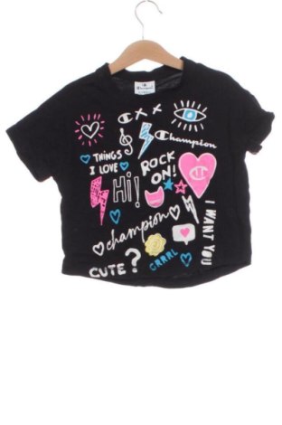 Kinder T-Shirt Champion, Größe 4-5y/ 110-116 cm, Farbe Schwarz, Preis € 8,01, #137718007
