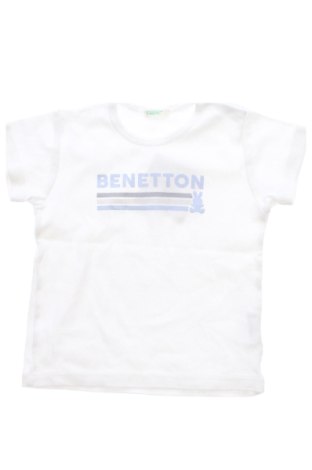 Детска тениска United Colors Of Benetton, Размер 12-18m/ 80-86 см, Цвят Бял, Цена 9,00 €, #137731182