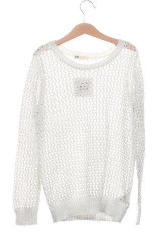 Детски пуловер H&M, Размер 8-9y/ 134-140 см, Цвят Бял, Цена 6,00 €, #137731810