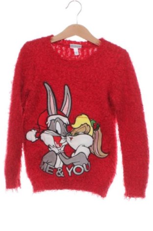 Kinderpullover Looney Tunes, Größe 3-4y/ 104-110 cm, Farbe Rot, Preis € 6,00, #137741996