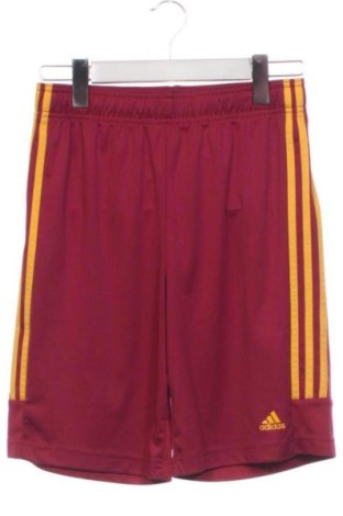 Dětské krátké kalhoty  Adidas, Velikost 12-13y/ 158-164 cm, Barva Červená, Cena  364,00 Kč, #137753250