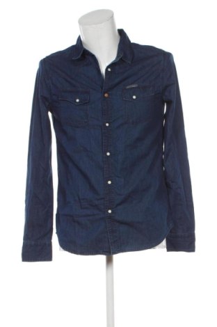 Herrenhemd Unbranded, Größe M, Farbe Blau, Preis 27,68 €, #137736744