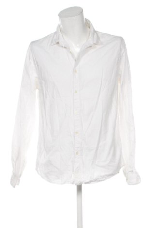 Мъжка риза Bershka, Размер M, Цвят Бял, Цена 10,00 €, #137741971