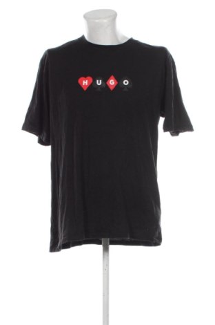 Męski T-shirt Hugo Boss, Rozmiar XXL, Kolor Czarny, Cena 146,86 zł, #137713622