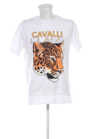 Męski T-shirt Cavalli Class, Rozmiar XXL, Kolor Biały, Cena 248,33 zł, #137718472