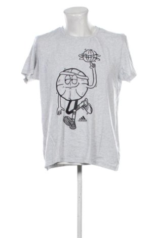 Męski T-shirt Adidas, Rozmiar XL, Kolor Szary, Cena 62,99 zł, #137721599