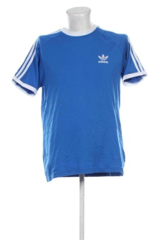 Męski T-shirt Adidas, Rozmiar L, Kolor Niebieski, Cena 62,99 zł, #137721628