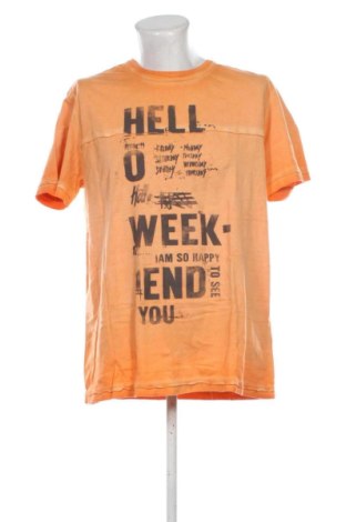 Męski T-shirt Desigual, Rozmiar XXL, Kolor Pomarańczowy, Cena 156,64 zł, #137724067